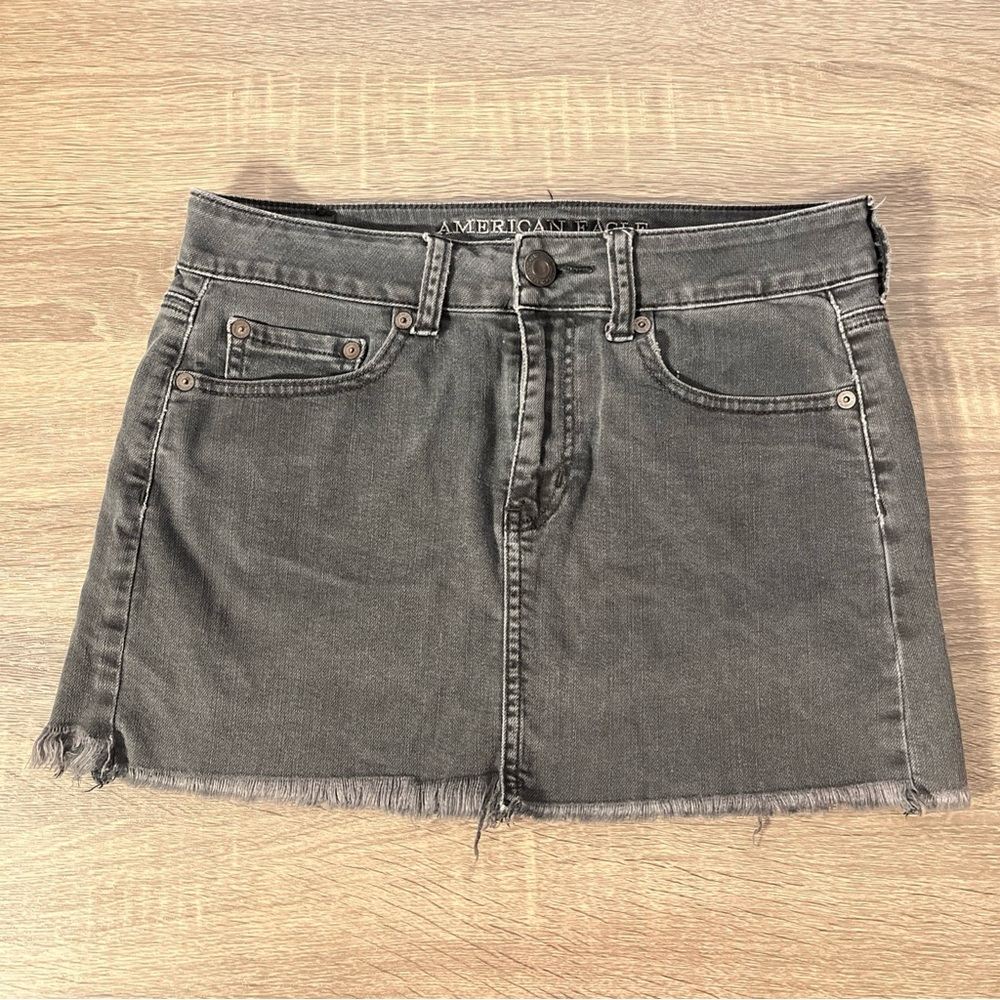 American Eagle Outfitters Gray Mini Skirt